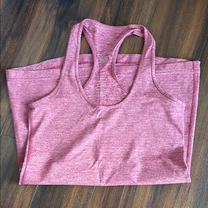 Lululemon Pink Racerback Tank Top